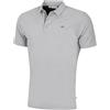 Calvin Klein Polo da golf in piqué Oxford Prep Campus da uomo 2024, Argento., XL