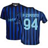 L.C. SPORT Maglia Inter pio Esposito 94 Replica Ufficiale Autorizzata 2025-2026 Bambino (Taglie-Anni 2 4 6 8 10 12) Adulto (S M L XL XXL) - 6 Anni