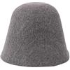 Ayuduots Cappello a Secchiello in Feltro di Lana, Cappello a Cupola retrò Semplice da Donna, Berretto Rotondo Caldo Britannico a Campana