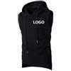 YUANOU Gilet Personalizzato Uomo Personalizzato Il Tuo Logo Smanicato Felpa con Cappuccio Estate Tinta Unita Fai da Te Gilet T-Shirt Abbigliamento Uomo Color1,XL