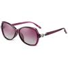 LumiSyne Occhiali Da Sole Polarizzati Donna Lenti Gradiente Moda Montatura Decorata Con Strass Protezione UV400 Stile All'Aperto Viaggio