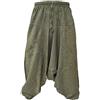 Gheri Little Kathmandu - Pantaloni ampi da uomo in cotone, tipo harem, con cavallo largo