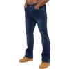 989Zé ENZO Jeans Boot Cut Uomo Pantaloni Casual Cotone con Taglio Bootcut EZ401 Blu 28W / 32L