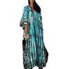 Orshoy Abito Estivo Vestito Maxi Abito da Spiaggia Lungo Copribikini in Cotone Camicetta Tunica Vestito Lungo Abito Kaftano Tunica Kimono Copricostume da Bagno