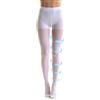 Gi&Gi Collant Compressione Graduata 140 DEN, Bianco, S