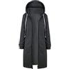 AMDOLE Felpa con cappuccio da donna in pile lungo con zip intera cappotti alla moda autunno inverno felpe oversize con fodera in pelliccia sintetica
