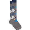 Gallo - Calze Lunghe Uomo Cotone Pirite Fantasia Intarsio