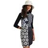 Desigual Vestito Casual da Donna, Nero, M