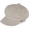 styleBREAKER Berretto a Palloncino Donna Effetto camoscio,Grigio Chiaro