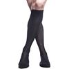 PETTI Artigiani Italiani - Calzini, Calze Uomo, Calzino Uomo, Calze Lunghe e Corte Uomo, 6 Paia Calze Uomo Filo di Scozia, 100% Made in Italy, Costina Lungo Nero 38-39
