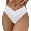 Generic Pantaloni da bikini da donna per una copertura completa, taglio a V, taglio alto, vita alta, vita alta, pantaloni da bikini sfacciati 2025 pantaloni da bagno a vita alta pantaloncini da bagno