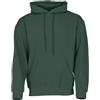 Fruit Of The Loom - Felpa con cappuccio, colore verde bottiglia, taglia XL
