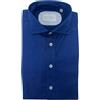 DANILO BUGLIONE Camicia Uomo Tinta Unita Elegante, Camicie da Uomo Oxford Regular, Polsini e Collo con Portastecche, Sartoria Artigianale Made in Italy