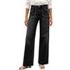 Cicy Bell Jeans larghi da donna a vita alta, pantaloni in denim dritti