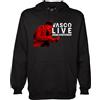 MAGLIERIA CONFORTI Felpa con Cappuccio Unisex Vasco Live Tour 2025 Unisex Adulti (IT, Testo, XXL, Regular, Regular, Nero)