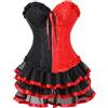 Kuose Moulin Rouge - Corsetto gotico, taglie forti S-6XL