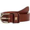 Tommy Hilfiger Cintura Donna Essential Effortless 2.5 in Pelle