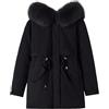 MJGkhiy Piumino Donna Con Cappuccio Lungo Invernale Elegante Piumini Con Zip Leggero Antivento Cappotto Trapuntato Comodo Caldo Giacca Imbottita Casual Parka Con Tasche Taglie Forti Cappotti Lunghi