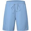 Idtswch Costume da bagno da uomo, taglie forti, da spiaggia, costume da bagno Menswear 2X-7X, azzurro, 5XL