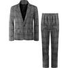 mintgreen Ragazzi Completo Blazer 2PCS Formale Matrimonio Abiti Blazer + Pantaloni + Papillon 5-12 Anni