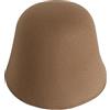 Ayuduots Cappello a Secchiello in Feltro di Lana, Cappello a Cupola retrò Semplice da Donna, Berretto Rotondo Caldo Britannico a Campana