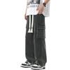 Instinct I Jeans Baggy Uomo Cargo in Denim Loose Fit Ampio e Comodo - Pantaloni Larghi Streetwear Oversize con Tasche Laterali Tasconato in Cotone Resistente Casual
