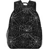 soldwellsd Zaino gotico con pipistrelli, borsa a tracolla per computer portatile, borsa da viaggio, escursionismo, campeggio, zaino per uomo e donna, Gotico-01, Taglia unica