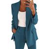 Fulidngzg Blazer Donna Eleganti Invernali Giacca con Revers e Bottoni per Ufficio Lavoro Occasioni Formali e Eventi Business Blazer Slim Fit Comfort Casual Curvy per Laurea