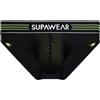 Supawear - Intimo da Uomo Slips - Mesh Brief Neon Green - 1x Taglia M
