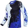 PSPORT Maglia da bici da cross per ragazzi, maglietta da mountain bike per bambini, a maniche lunghe, per downhill, moto, motocross, BMX, Mx, Offroad Racing