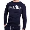 XTREME BOXING - Maglietta Uomo Maniche Lunghe Sportiva in Cotone per Sport Palestra e Il Tempo Libero: T-Shirt Cotone, con Manica, Girocollo, Abbinabile ai Pantaloncini XM800BIS