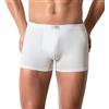 Intimitaly Liabel - Boxer Uomo Cotone 100% (Pacco da 6) Set di Mutande da Uomo Cotone Bianche e Colorate Intimo Underwear LB100 (S, Bianchi)