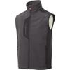 Generico Taglie Forti Uomo, Gilet Softshell Sportivo, 7 Colori, Collo Alto con Zip Completa, Tasche Multiple No Maxfort Fino alla 7XL Over Size (IT, Testo, 6XL, Regular, Regular, Antracite)