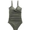 NEXT Donne Costume da Bagno Modellante con Controllo della Pancia Verde Kaki 44