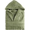 NELLA BIAGINI Accappatoio con Cappuccio, Accappatoio Uomo e Donna, per Sauna e SPA, in Spugna di Cotone, 420 gr/mq, per Sauna e SPA, Morbido, Assorbente, Resistente. Modello: Minerva