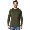 Merino.tech Maglia Lana Merino Uomo Intimo Termico Maniche Lunghe | Maglietta Henley, Girocollo, Ideale per Ufficio e Tempo Libero, Traspirante Intimo Termico, Drenante, Anti-Odore, Non Pizzica