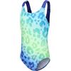 Aisyee Costume da bagno intero da ragazza, per adolescenti, hawaiani, con spalline larghe elastiche, 110-164/6-16 anni, 15-16 Anni