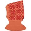 tevirP Passamontagna da inverno, per bambini, per ragazzi e ragazze, in 100% lana merino, fatto a maglia Arancione / rosso s
