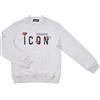 DSQUARED2 Felpa Girocollo Icon DQ2033D0-09BDQ per Ragazze