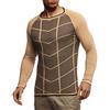 Leif Nelson Maglione da uomo con scollo rotondo, sottile da uomo, per inverno e estate, con scollo rotondo