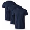 Intimitaly Magliette Intime da Uomo in Cotone, Confezione da 3, 100% Cotone, Girocollo, Bianco o Nero o Blu, vestibilità Regolare, Traspiranti, Anallergiche (IT, Testo, XL, Regular, Regular, 3 Blu)