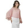 BEAUTELICATE Chiffon Bolero con Manica Pipistrello Donna Scialle Stole Trasparente Estiva per Sposa Matrimonio Cerimonia