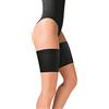 Selente Lovely Legs - Fasce elastiche da donna, diversi modelli, made in EU, Nero raso, 3XL/4XL