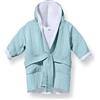 Mababu Albornoz infantil capucha | Albornoz para baby | 100% algodón biologico GOTS | Albornoz infantil niñas y niños | 3-4 anni | Albornoz infantile | Albornoz muselina niños | 2 capsule, cintura