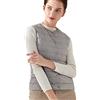 Peuignao Piumino Smanicato Donna Gilet Piumino Donna Leggero Corto Gilet Imbottito Piume Donna Corti Giubbotto Gilet Piuma Imbottiti Donna Giacca Piumini Senza Maniche Donna Invernali Taglie Forti Grigio M