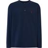 El Búho Nocturno Maglietta Pigiama Uomo Cotone Maniche Lunghe Unito T-Shirt Uomo, 100% Cotone, Blu 7530, M