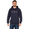 FILA Uomo Laban Hoody, Iris Nero, M