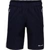 Champion Legacy Authentic Pants PRO Jersey Small Logo Zip Pocket Bermuda Pantaloncini, Blu Marino, S Uomo SS23