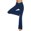 ACTINPUT Pantaloni Yoga Donna Campana Aderenti Zampa Elefante Elasticizzati Bootleg V Cross Leggins Sportivi Fared Leggings Palestra Fitness Danza Casual