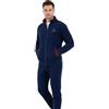 Viterbo Biancheria Pigiama Uomo Invernale in Morbido Micro Pile LMW00321 (Navy, L)